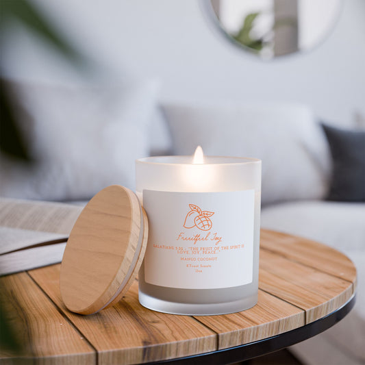 Fruitful Joy 11oz Mango Coconut Scented Candle